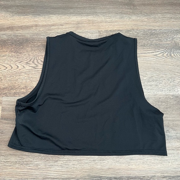 Gymshark Training Crop Tank Mesh Back Black XS - Picture 3 of 4